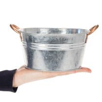 Article Coupe ronde en métal avec poignées Ø17,5 cm H9 cm