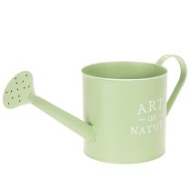 Article Arrosoir décoratif en zinc vert menthe 16,5 cm Art of Nature