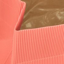 Article Sac à fleurs extra long avec feuille rose saumon 24x12cm 6 pcs