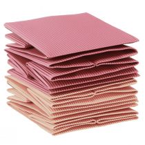 Article Jardinière à fleurs sac à fleurs rose saumon 12cmx12cm 6 pcs