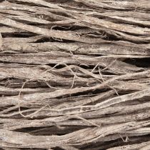 Article Fibres décoratives pour travaux manuels, matériaux naturels marron blanc, 500g