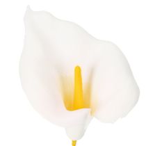Article Arums sur fil de fer, petits, blancs, 50 pièces