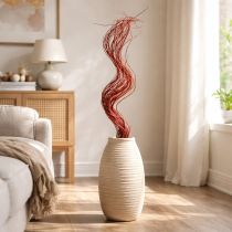 Article Branche décorative séchée de saule tortueux pour la création florale et la décoration intérieure, 80 cm, 70 g