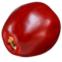 Article Pomme rouge décorative, fruit décoratif, Ø8 cm H9,5 cm, Red Delicious, lot de 4
