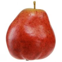 Article Poires rouges décoratives, Ø 5,5 cm, H 6,5 cm, lot de 12, fruits décoratifs