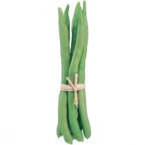 Article Haricots Décoratifs Légumes Artificiels Vert Real Touch 17cm 6 pcs