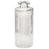 Article Bouteilles Décoratives Mini Vases en Verre Transparent Rétro H13cm 6 pcs