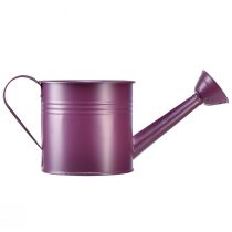 Article Arrosoir décoratif jardinière métal violet Ø13,5cm H12,5cm