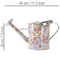 Article Arrosoir décoratif en métal, pot de fleurs vintage, Ø18cm