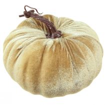 Article Citrouilles déco jaune beige rouge marron floquées Ø18cm 3 pcs