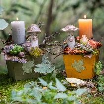 Article Champignons décoratifs décoration d&#39;automne champignons rigolos Ø7/9cm H13cm 2pcs