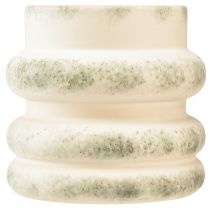 Article Jardinière décorative pour compositions sèches crème gris-vert 16×16cm