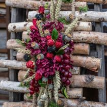 Article Raisin décoratif rouge raisins artificiels fruits décoratifs 15cm