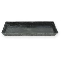 Article Plateau déco anthracite 27cm x 12cm