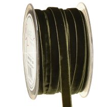 Article Rubans décoratifs Velours vert foncé 10 mm 20 m