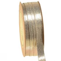Article Ruban décoratif ruban décoratif métallique doré ruban de bijoux W15mm L15m