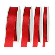 Article Ruban décoratif cadeau rouge 50 m