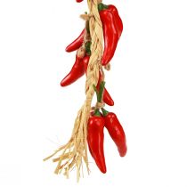 Article Cintre décoratif piments d&#39;été rouge artificiel L50cm