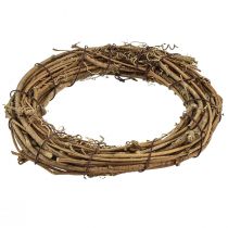 Article Couronne décorative miniature en vigne naturelle Ø15cm, 6 pièces, décoration à faire soi-même