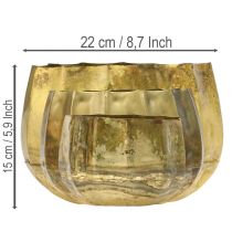 Article Bol décoratif en laiton, Ø 22/18/14 cm, lot de 3