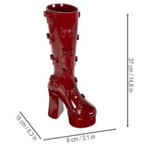 Article Vase décoratif en forme de botte avec nœud, 37 cm
