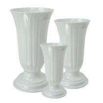 Article Vase d&#39;ajustement Lilia blanc Ø16 - 28cm vase de sol 1 pc