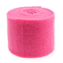 Ruban feutre rose 15cm 5m
