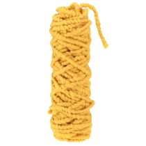 Article Cordon de feutre moelleux Mirabell jaune jaune 25 m
