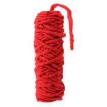 Article Cordon feutre polaire Mirabell 25m rouge