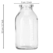 Article Plateau rond en métal pour mini-vases en verre décoratifs pour bouteilles, Ø 11,5 cm