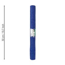 Article Papier crépon fleuriste bleu foncé 50x250cm