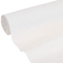 Article Papier crépon fleuriste blanc 50×250cm 5pcs