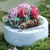 Article Rose en mousse Ø10cm vieux rose 8 pcs