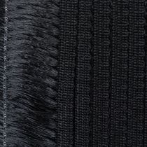 Article Ruban à Franges Décoratif Noir 4 cm - 25 m