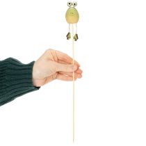 Article Tuteurs en forme de grenouille pour décorer les pots de fleurs au printemps ou en été, 34 cm, lot de 6