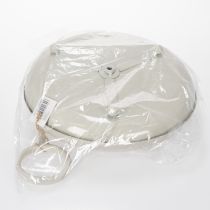 Article Bol décoratif en métal avec anse, idéal pour un salon moderne et la décoration de table (31 cm).