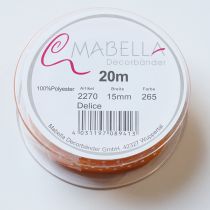 Article Ruban cadeau à pois pour un emballage cadeau élégant, 1,5 cm de large, 20 m de long