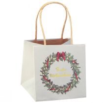 Article Sac cadeau avec poignées sac cadeau gris 12×12cm 8 pcs