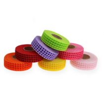 Grille ruban 3cm x 10m coloré 7pcs