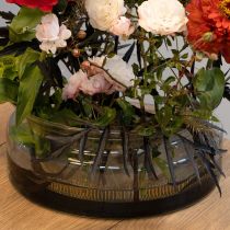 Article Bol en verre, bol flottant, bol décoratif en verre Ø24cm H10cm