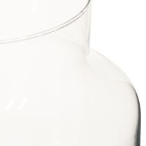 Article Vase rond en verre, grand format, 100 % verre recyclé, H20, Ø17 cm
