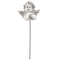 Article Décoration funéraire ange sur bâton décoration pour arrangement 5,5 cm 4 pcs