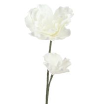 Article Grandes fleurs en mousse Fleurs artificielles en mousse Blanc 85cm 2pcs