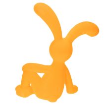 Article Figurine lapin décoratif en jaune vif 38 cm – Idée déco moderne pour Pâques