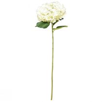 Article Hortensia artificiel géant décoratif blanc Ø 23 cm L 84 cm