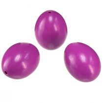 Article Oeufs de Pâques oeufs de poule roses vidés colorés Ø4cm 10 pcs