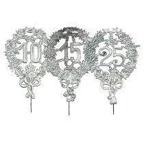 Article Chiffres d&#39;anniversaire en argent