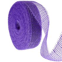 Article Ruban en jute violet 5 cm x 40 m