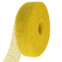 Article Ruban de jute jaune 5cm 40m