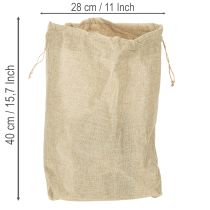 Article Sac en jute 28×10cm H40cm